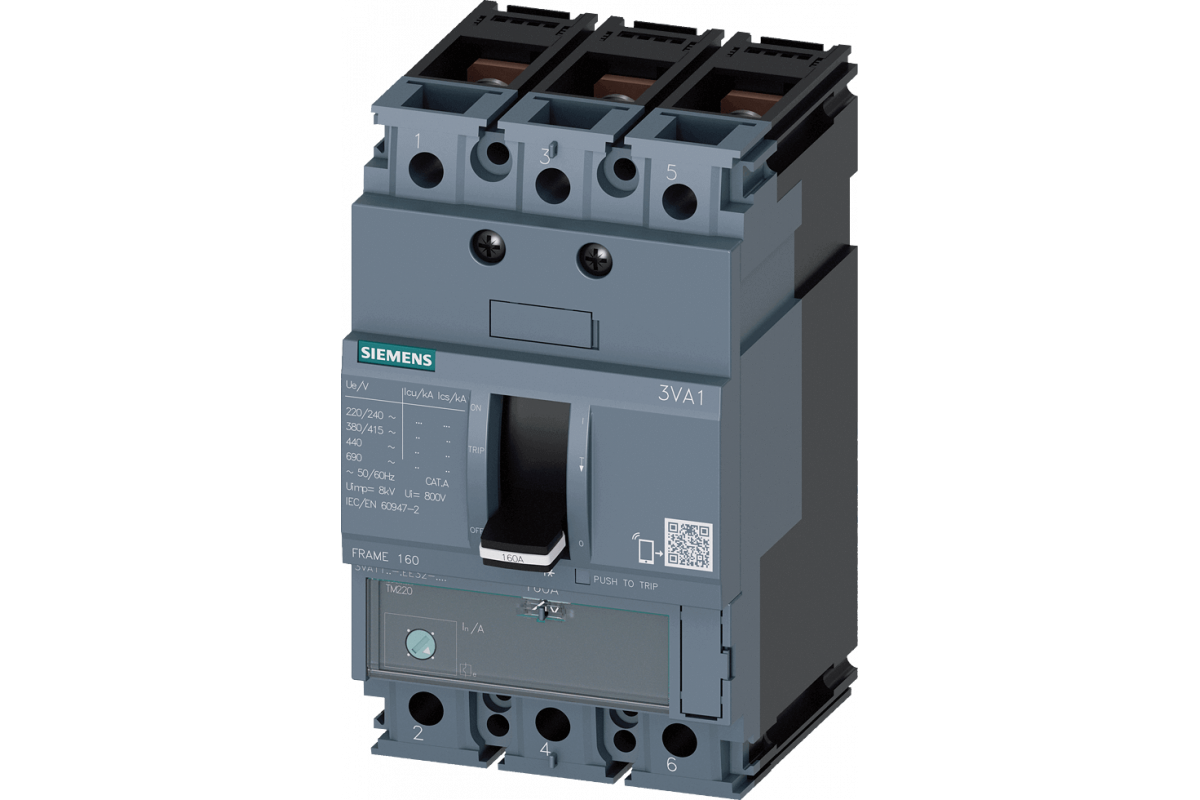 Выключатель автоматический 3VA1180-5EE32-0AA0, Siemens