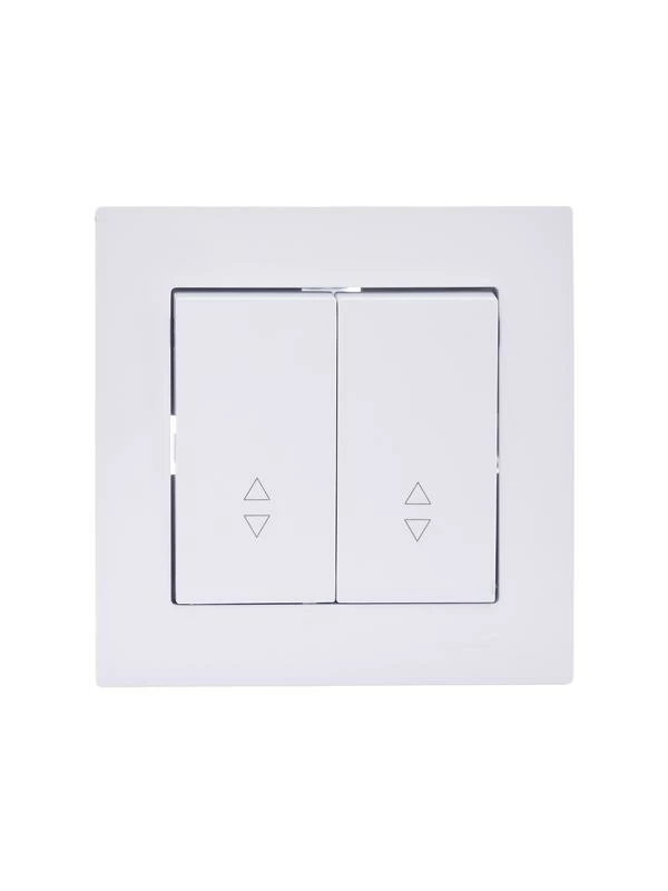 Переключатель проходной 2-кл. СП Vesna механизм бел. LEZARD 742-0288-106