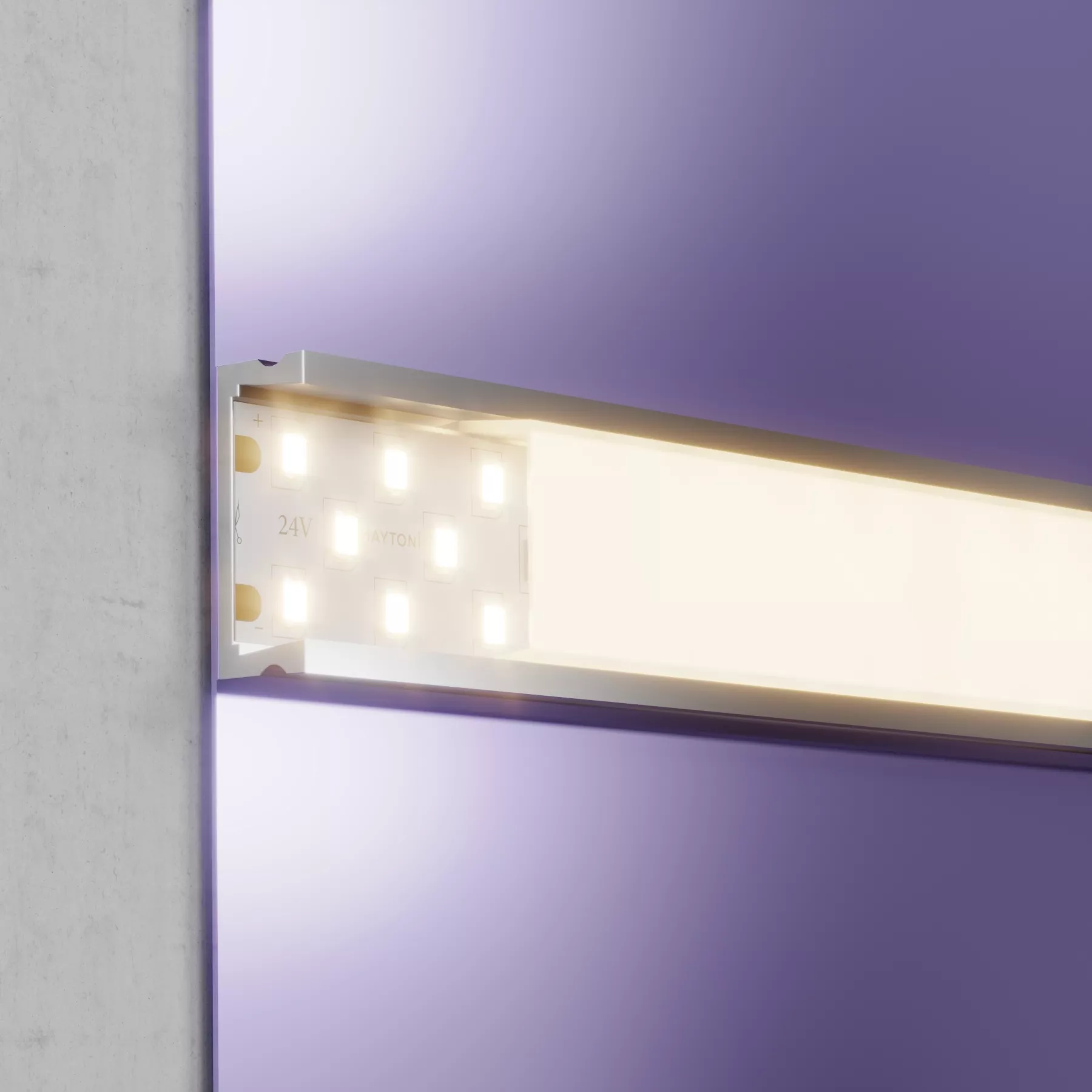 Светодиодная лента 24В 2835 27Вт/м 3000K 5м IP20 19мм MAYTONI 20031 Led Strip
