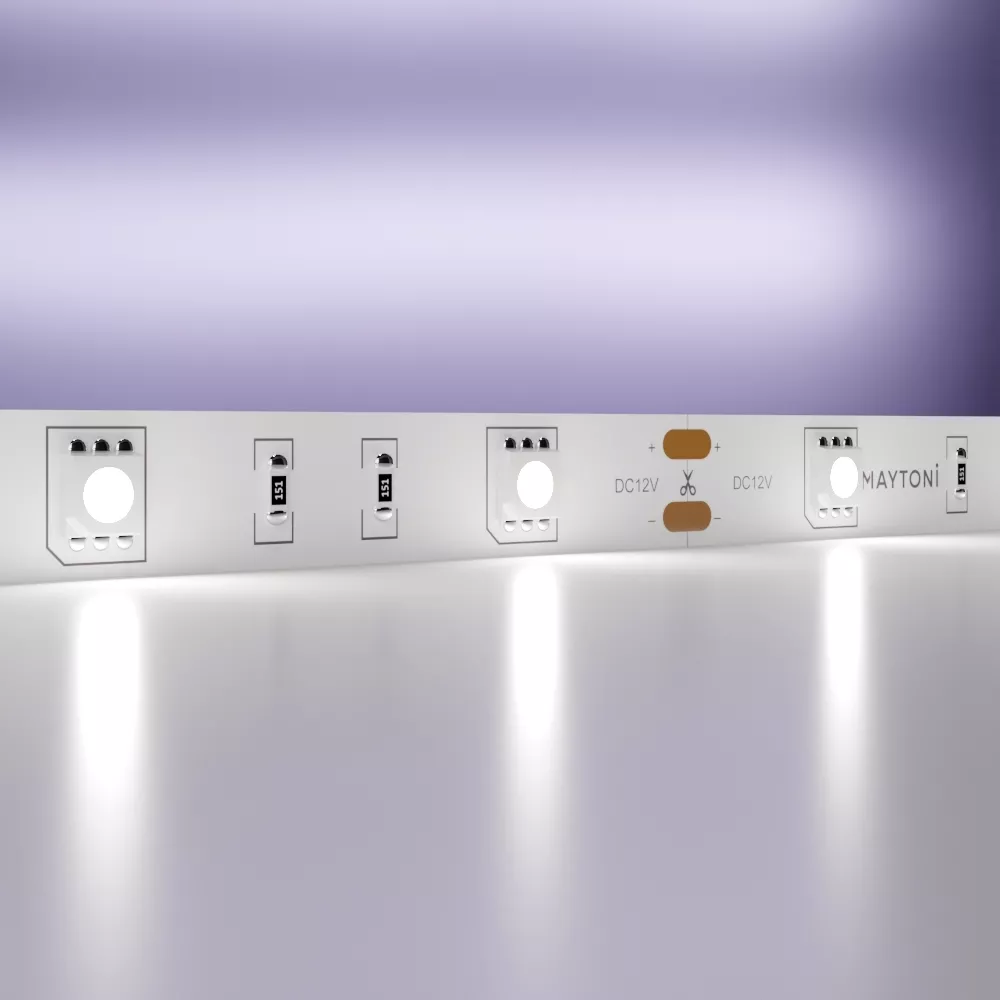 Светодиодная лента 12В 5050 7,2Вт/м  6000K 5м IP20 MAYTONI 10122 Led Strip
