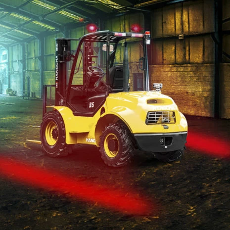 Светодиодная фара с красным светом APL5301-030WSL (RED LINE)