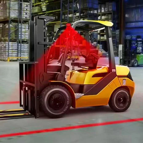 Светодиодная фара с красным светом APL5301-030WSL (RED LINE)