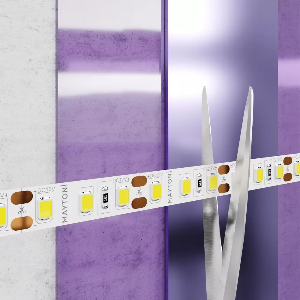 Светодиодная лента 12В 2835 9,6Вт/м 3000K 5м IP20 MAYTONI 10108 Led Strip