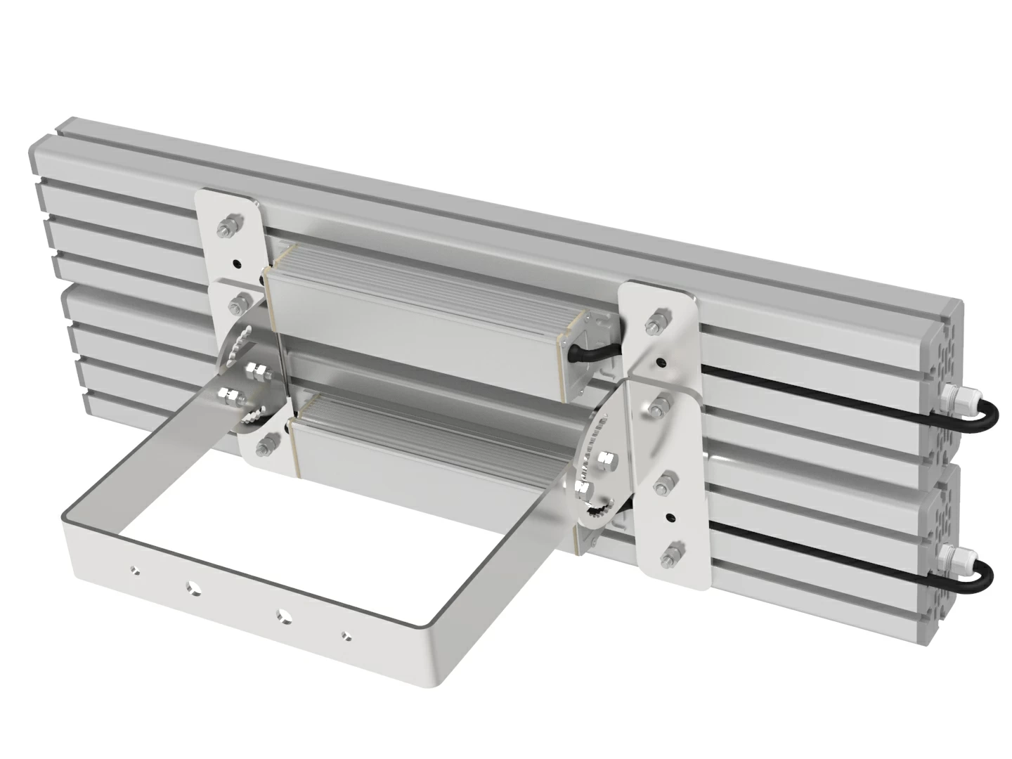 Светодиодный прожектор 158Вт IP67, SVT-STR-M-79W-20-DUO (Линза К, 20), уличный/промышленный