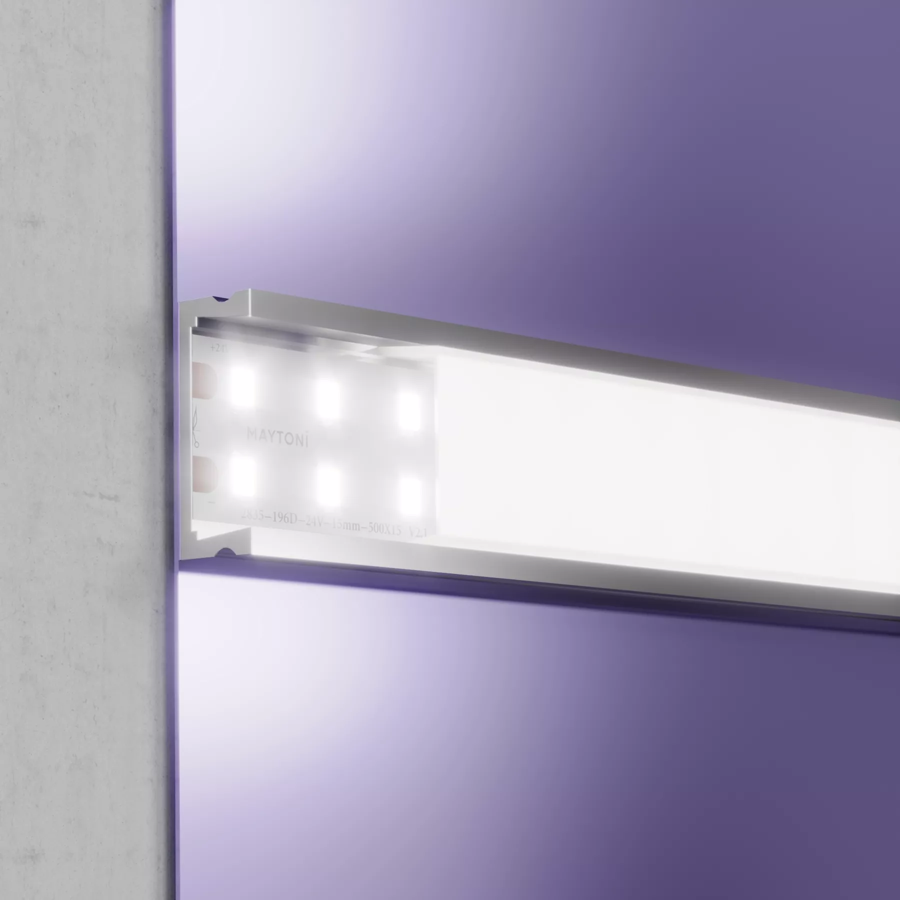 Светодиодная лента 24В 2835 20Вт/м 6000K 5м IP20 15мм MAYTONI 20030 Led Strip