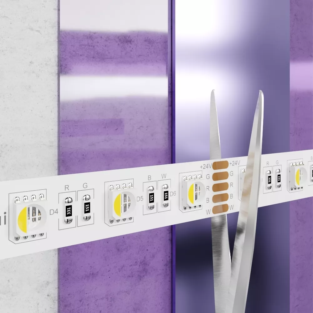 Светодиодная лента 24В 5050 19,2Вт/м RGBW 3000K 5м IP20 MAYTONI 10179 Led Strip