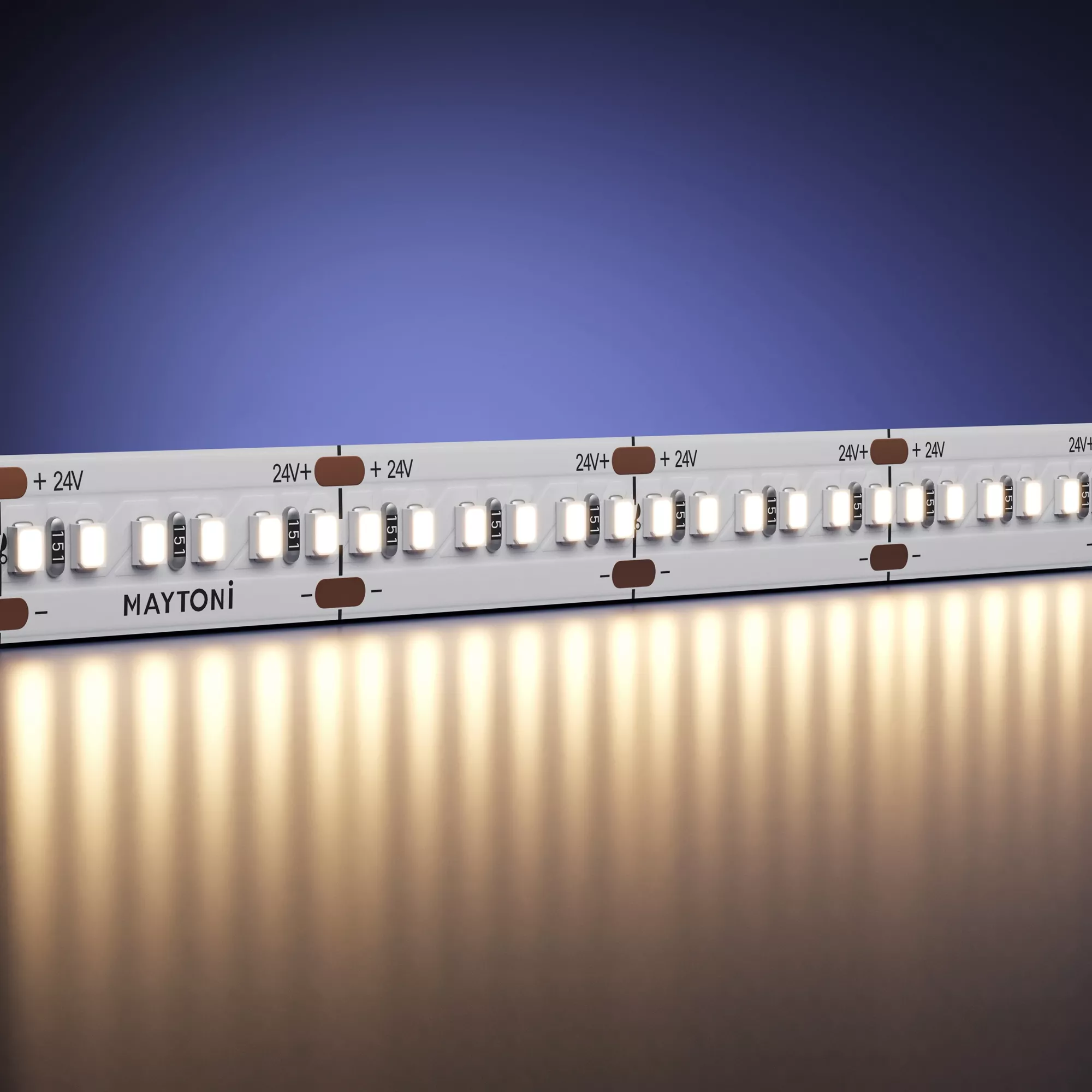 Светодиодная лента Ultra 24В 2216 8Вт/м 3000К 5м IP 20 201061 MAYTONI 201061 Led Strip