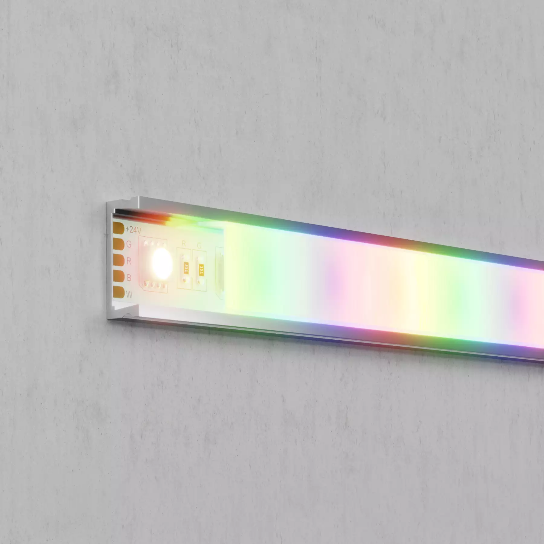 Светодиодная лента 24В 5050 19,2Вт/м RGBW 3000K 5м IP20 MAYTONI 10179 Led Strip
